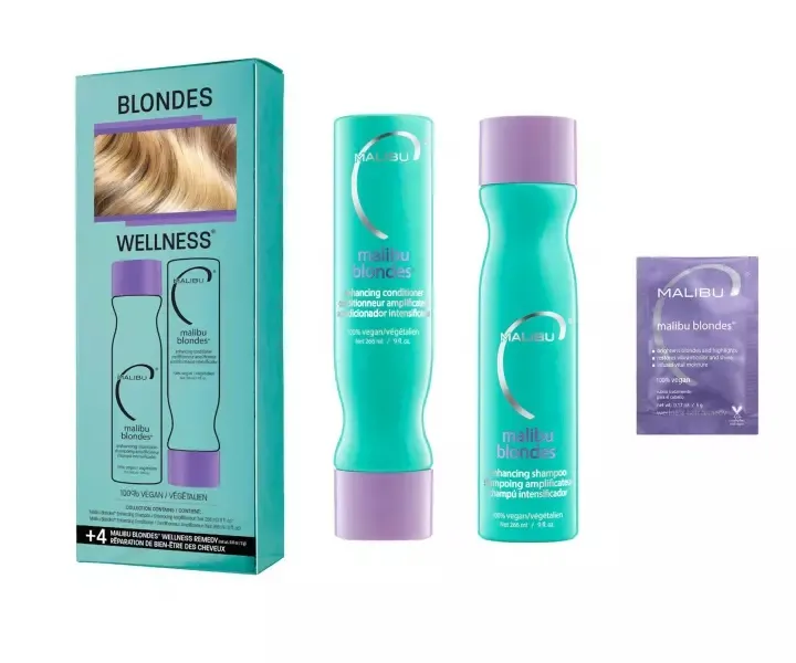Malibu C Blondes® Enhancing Collection - sada péče na vlasy pro blond vlasy